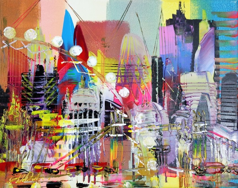 London Cityscape Abstract 724 by Eraclis Artistidou