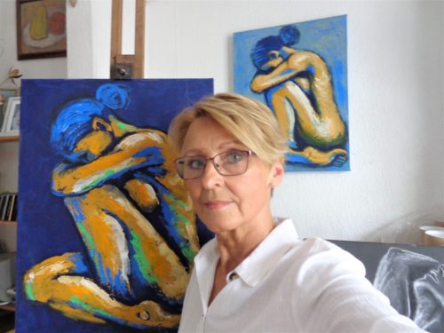 Art2Arts artist Carmen Tyrrell in her studio