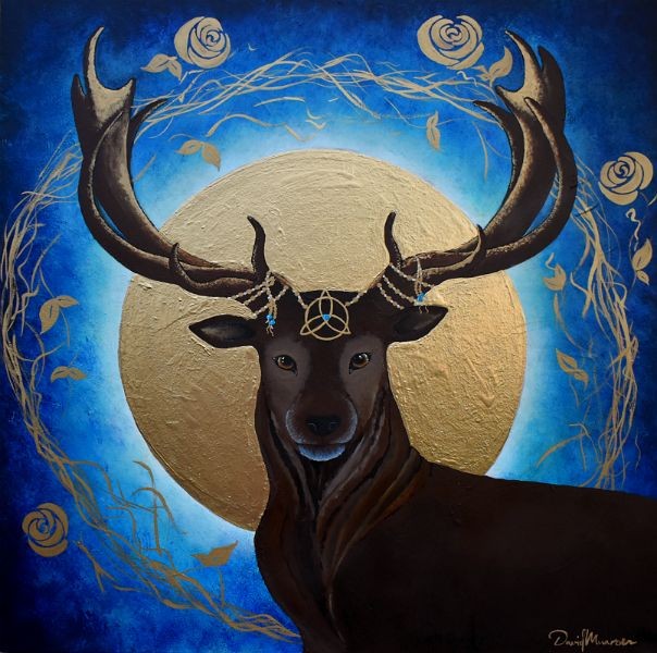 Cernunnos | Celtic God of the Forest by David Munroe | Art2Arts
