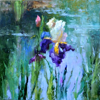 Iris by the Pond