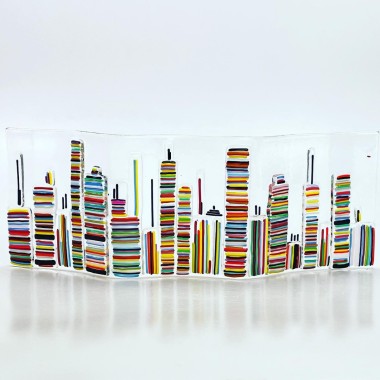 Cityscape Glass Standing Wave