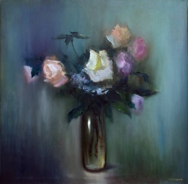 Still Life with Bouquet of Roses
