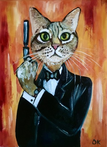 Cat James Bond