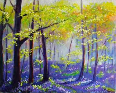 Bluebell Impressions by Rod Bere
