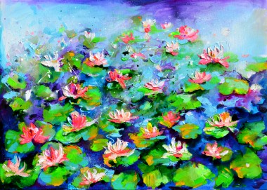 Water Lilies on the Pond 3