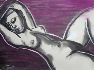 reclining female nude 