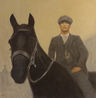 Tommy Shelby with Black Horse 