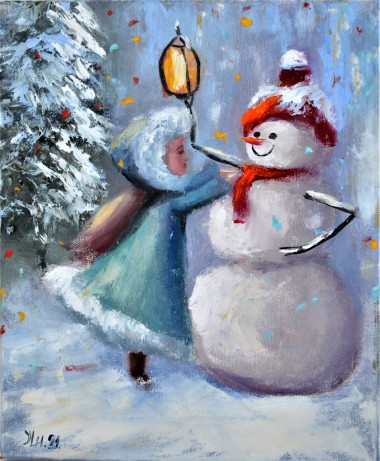 Dress up the Snowman!
