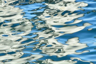 Water Abstract in Blue and Grey