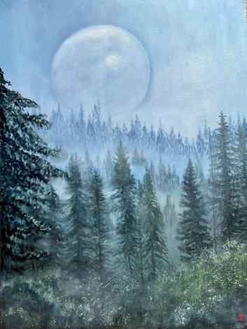 Moon in the Forest