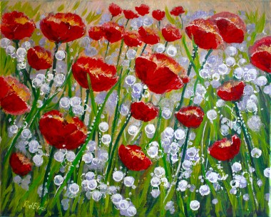 Raindrops and Poppies
