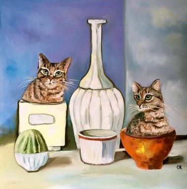 Still Life with Cats 