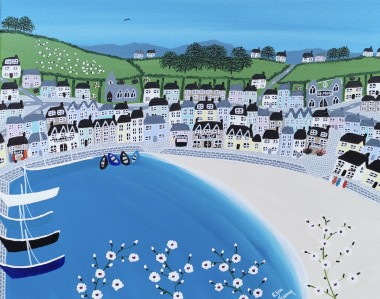 Contemporary beach painting 