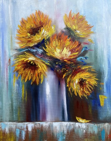 Sunflowers Abstract