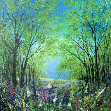 Spring Bluebells and Wild Flowers 