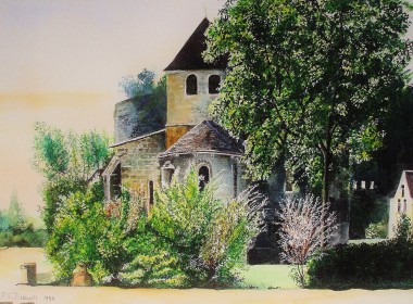 Carsac church in the Dordogne