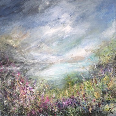 Heather landscape Anglesey 