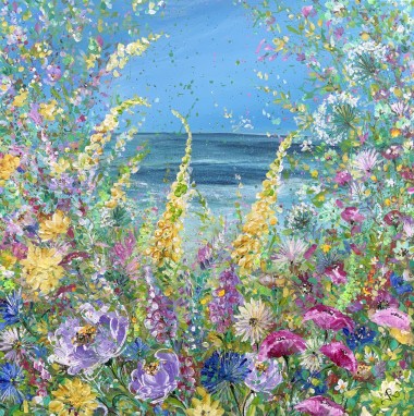 Flowers by the Shore