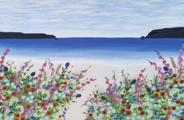 Contemporary beach painting 