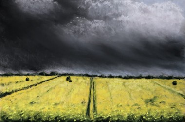 Storm over the Rapeseed by Geraldine Segre