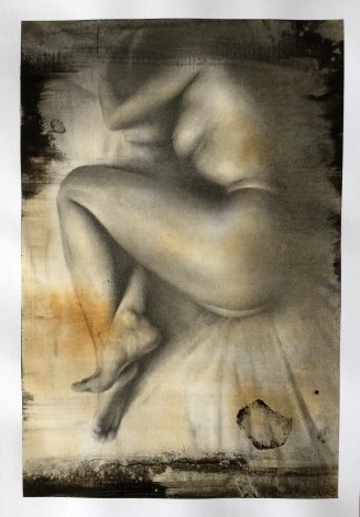 Nude drawing on paper 