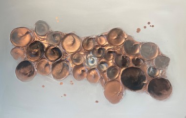 Bubbles - Copper/Greys