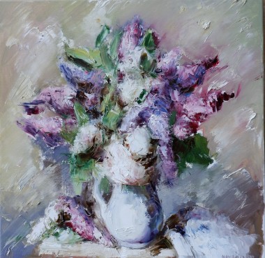 Spring Lilac In a Vase