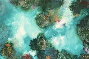 Escape to the Country - diptych