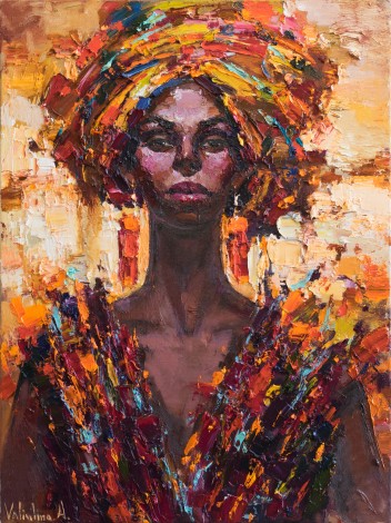 African Queen portrait 