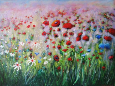 A host of poppies