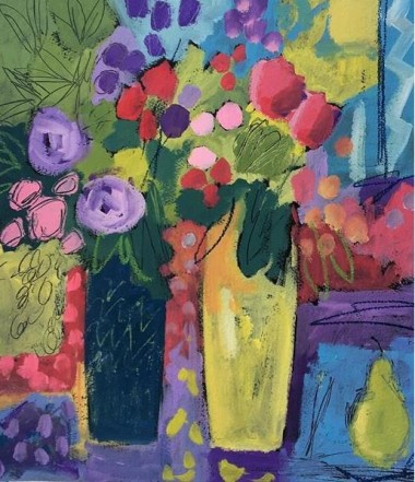Two Vases of Summer Flowers II