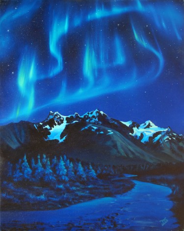 aurora, aurora borealis,  northern lights, skyscape
