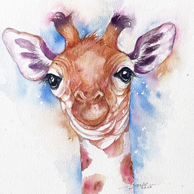 Baby Giraffe Esther