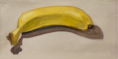 modern still life of banana