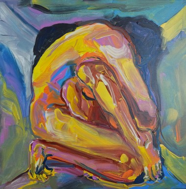 Colourful nude figures nude in a box 974