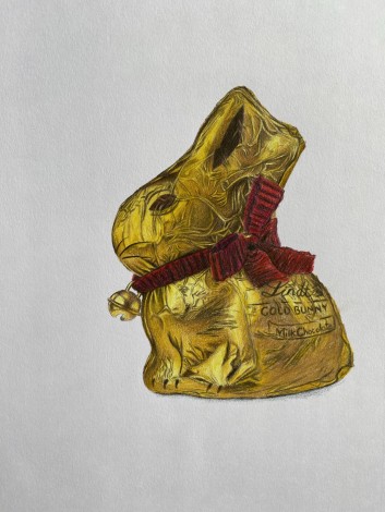 Chocolate Bunny Drawing