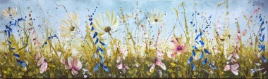 panoramic flower painting