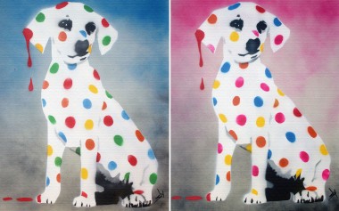 His & Hers Damiens Dotty Spotty Puppy Dawg (on Urboxes)