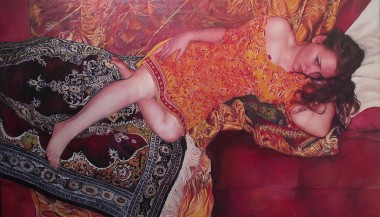 Seray II, oil on canvas painting