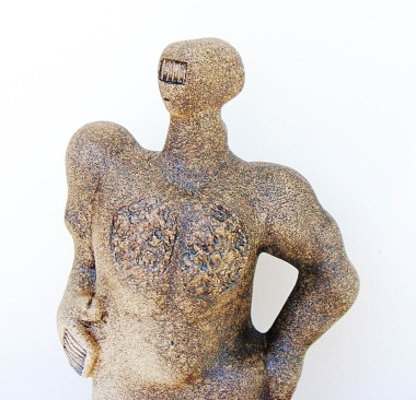 Mythological Giant, Fasolt, Builder of Valhalla - Ceramic Sculpture