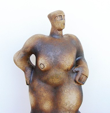 Norse Deity - Gefjun, Goddess of Agriculture and Fertility - Ceramic Sculpture