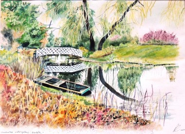 Awakening Spring. Gooderstone Water gardens, Norfolk