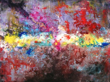 Multi Coloured abstract painting
