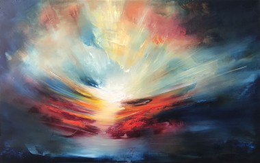 Etheric Sun | Oil on canvas | 122 x 76 cm | 2020