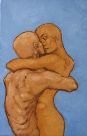 Modern portrait of Expressionnist Couple