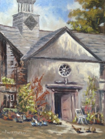 Kelly house, oil painting by David Mather
