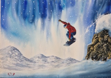 Fun In The Snow

Original watercolour painted by Ricky Figg on watercolour paper