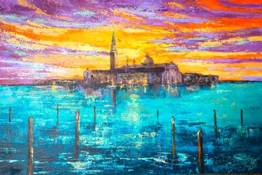 Venetian Sunset -Landscape