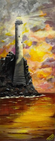 Fastnet Lighthouse at Sunset
