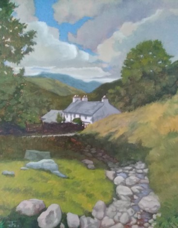 'Bleatarn House' front main view of the painting